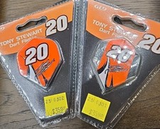 2 Sets Of 3 NASCAR 1 Ea Slim  Standard DART FLIGHTS TONY STEWART 20 NOS