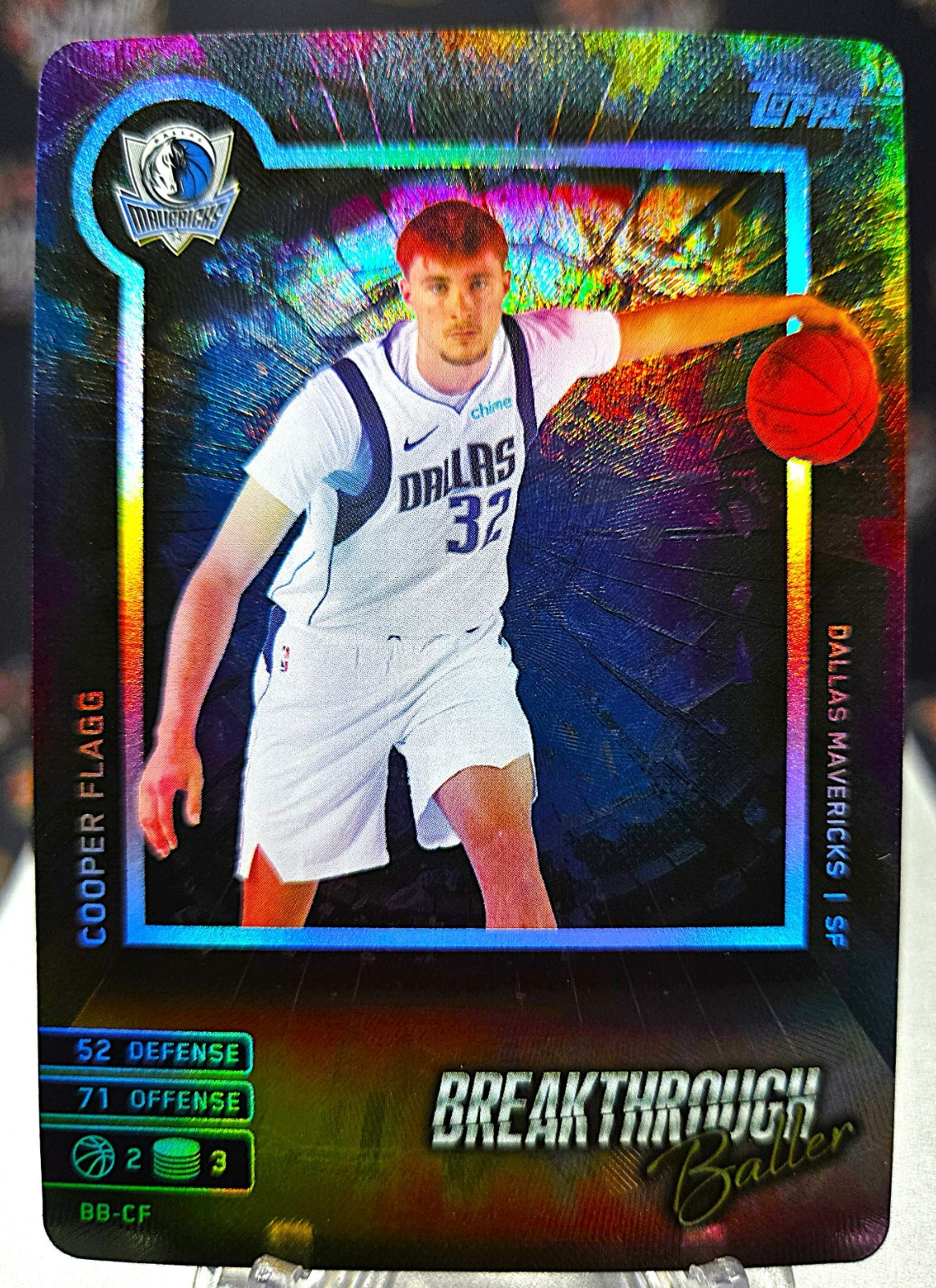 2025 Topps - Match Attax Breakthrough Ballers Cooper Flagg #BB-CF Rookie RC
