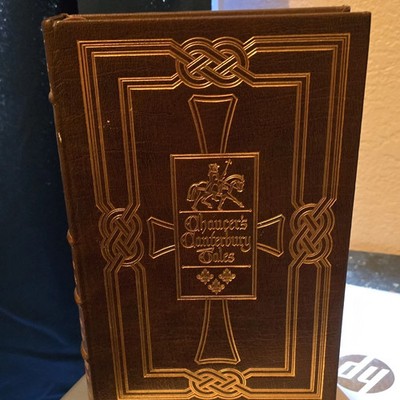 Geoffrey Chaucer The Canterbury Tales Easton Press 1978 Leather Bound 