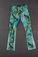 Valabasas Commander Stacked Flare Cargo Jean Blizzard Camo Men's Size 30X36 NWT