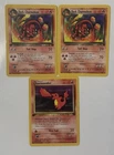 Charmander (50/82) Dark Charmeleon (32/82) 1st edition Team Rocket