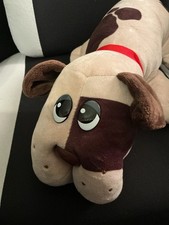 Hasbro Plush Pound Puppy Dog 18" Tan Brown Patch On Eye Stuffed Animal 2021