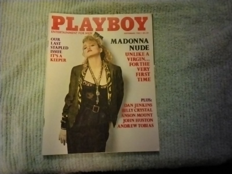 Vintage Playboy Magazine September 1985 Madonna Last Stapled Issue Complete