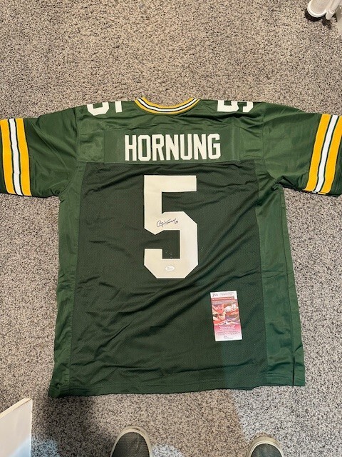 Paul Hornung Autographed Signed Green Bay Packers Jersey JSA COA HOF 