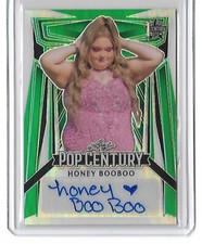 HONEY BOOBOO Child 2023 Leaf Pop Century Signature SP Auto GREEN RC Autograph /7