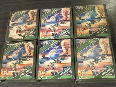 Microsoft Microdigital Onyx Jr Atari 2600 VCS Brazil import game lot Smurf