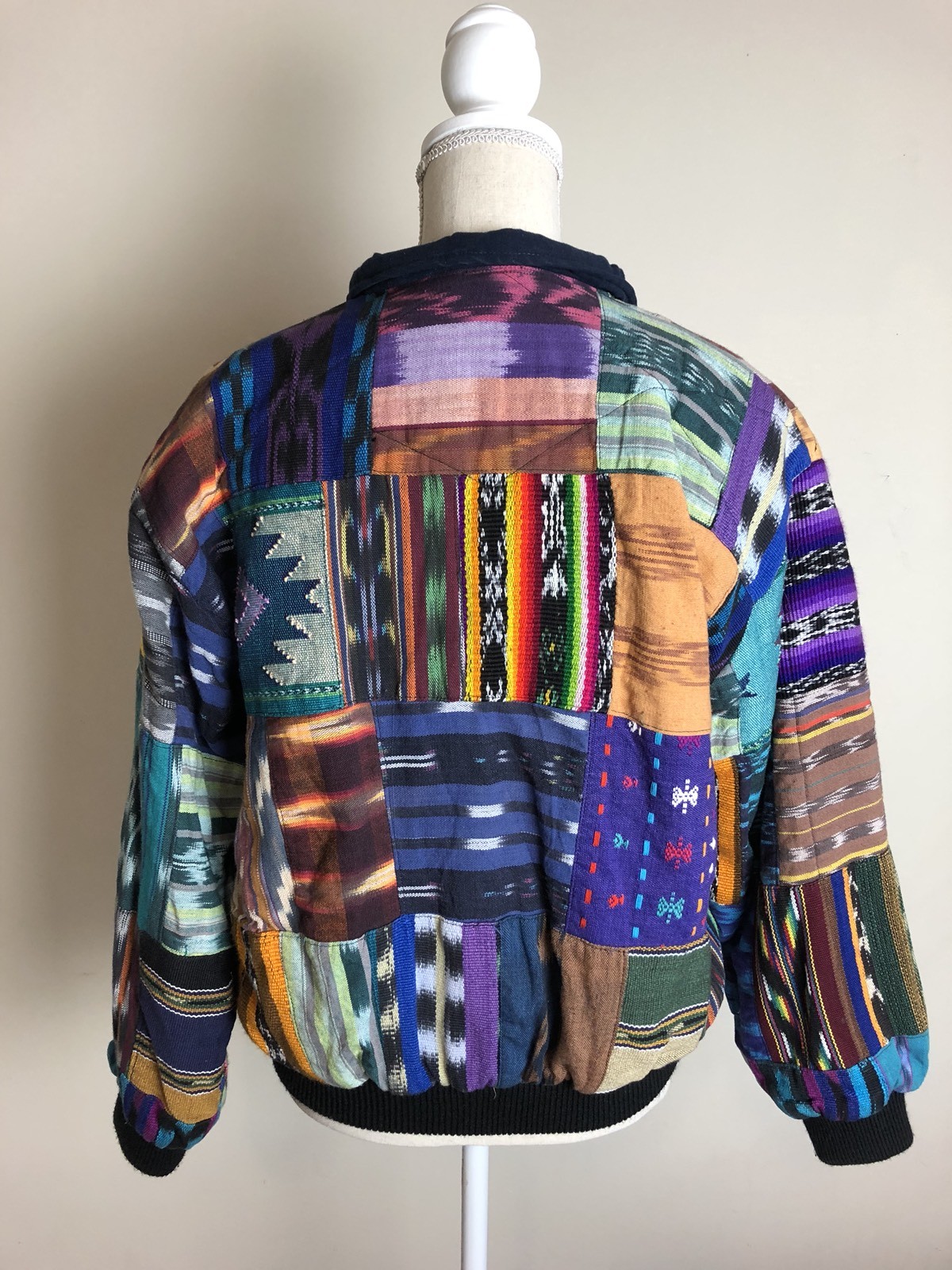 1950s Mayan Textile Patchwork Chi Chi Jacket Tres… - image 3