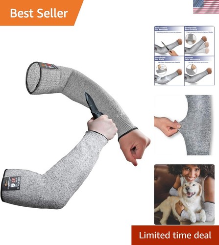 Protective Arm Sleeves Cut Resistant Farmers Sleeves for Men Work, Gardening,...