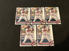 2022 Bowman Mahki Backstrom 1st Bowman Prospect Card (BP-121) Lot of 5x - QTY