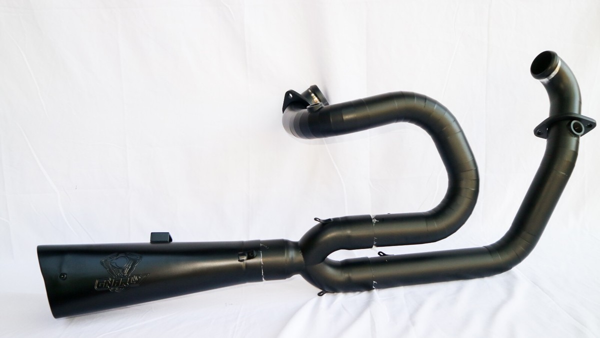 Harley V-Rod VRSCA 2002-2017 Full Black 2-1 Exhaust Custom System
