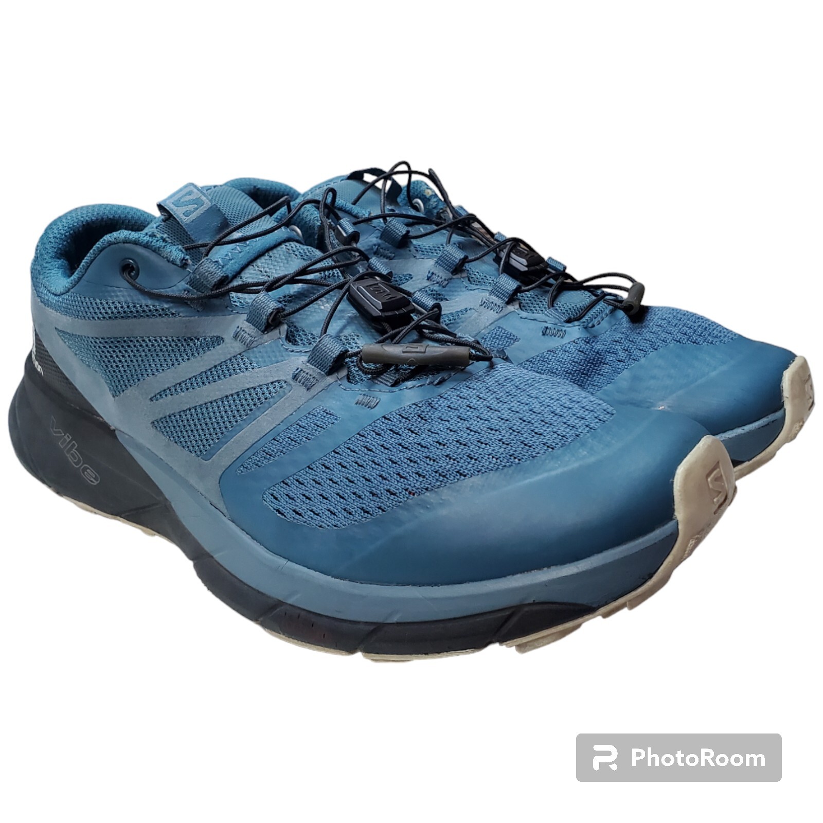 Scarpe da trail running Salomon da donna Vibe Sense Ride ortolite taglia 9