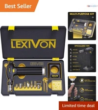 Butane Torch Multi-Function Kit Metal 125W Adjustable Flame Portable Soldering