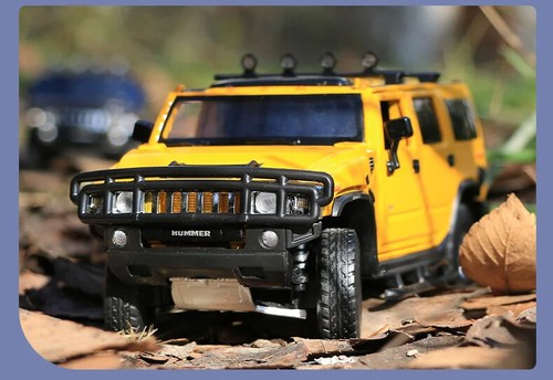 1:32 HUMMER H2 Diecast Car Model Simulation Sound Light Kids Birthday Toy Gift - Picture 8 of 15