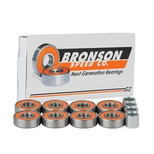 BRONSON SPEED CO G2 Skateboard BEARINGS Next Generation + SPACERS