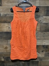 J Crew 4 Womens Orange Dress 