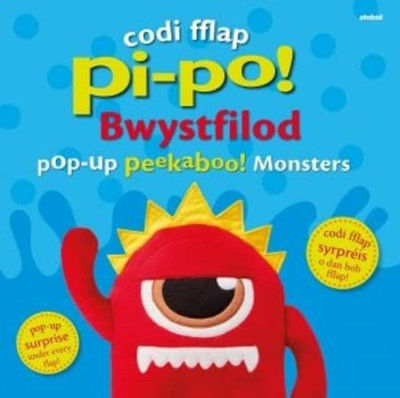 Codi Fflap Pi-Po! Bwystfilod / Pop-Up Peekaboo! Monster - Hardback NEW Children,