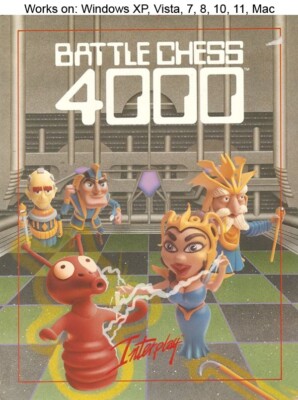 Battle Chess 4000 PC Game 1992 Interplay Windows 10 11