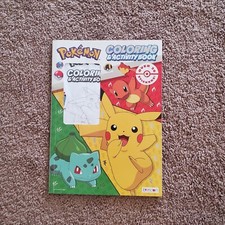 Pokemon Coloring Activity Book with Stickers and Crayons