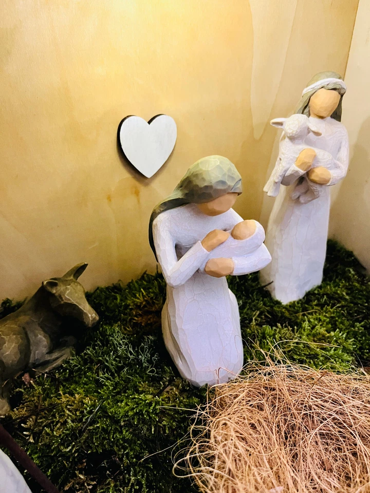 ❤️ Willow Tree Figur Krippenfiguren Heilige Familie Maria Jesus 26005 Nativity - Bild 4 von 4