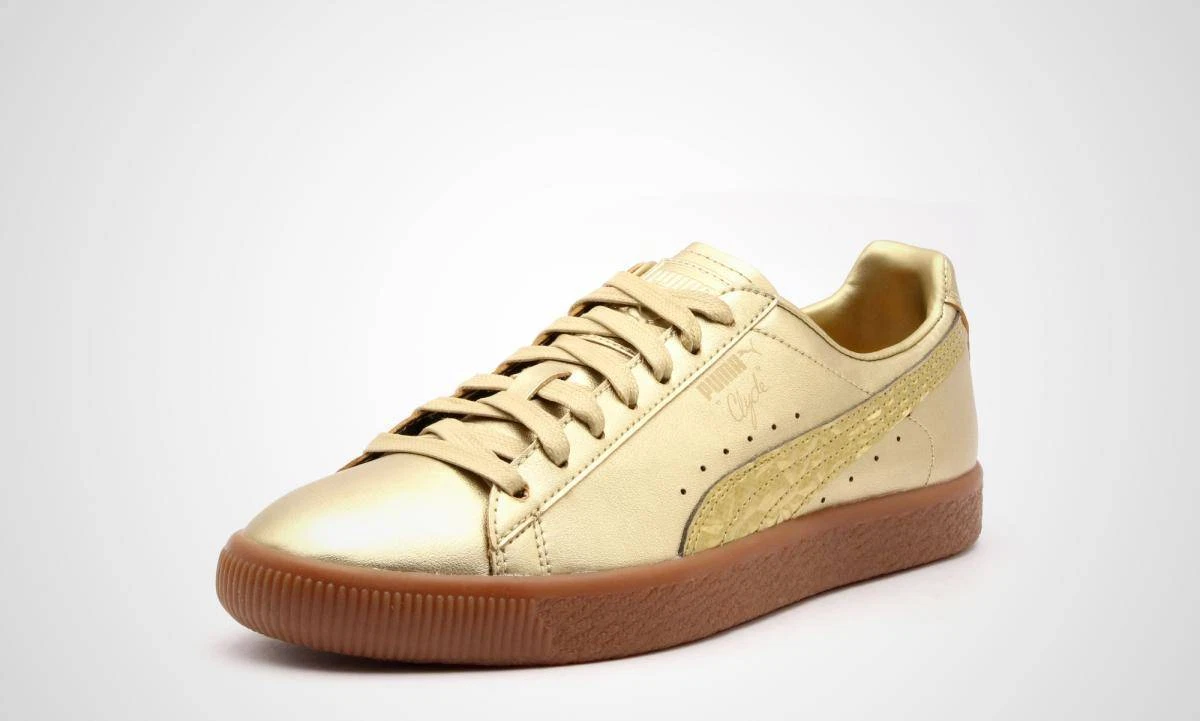 Gold puma shoes men Clearance