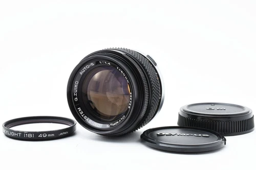 [NEAR MINT]  Olympus OM-System G.Zuiko Auto-S 50mm f/1.4 Lens From JAPAN #8452