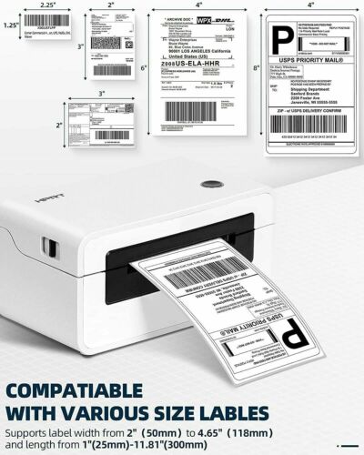 HPRT 4x6 Shipping Label Thermal Printer - Works with PC and Mac