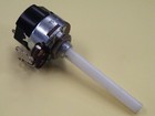 24mm AB Potentiometer 25K Lin 1/4" FlatSpindle DPST Switch Vintage 19g Z056