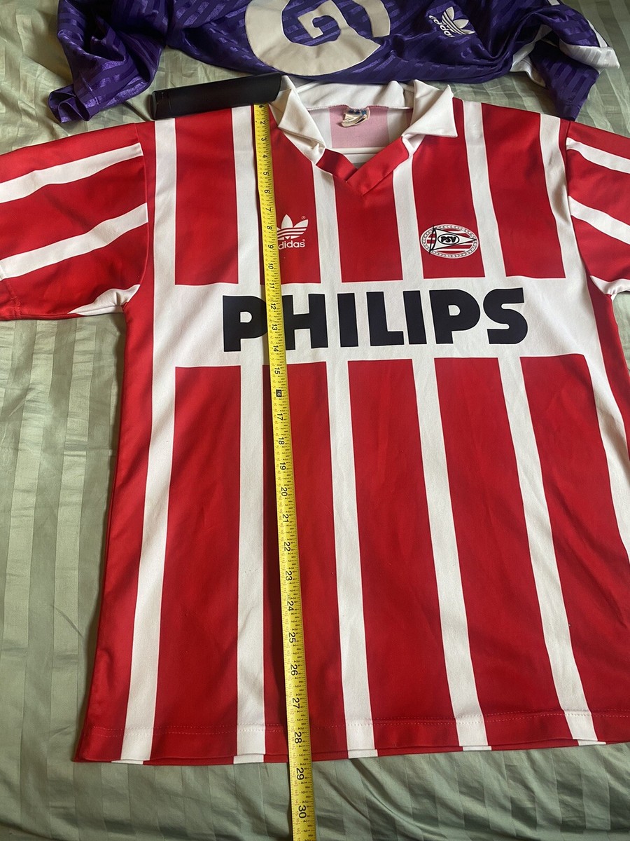 Vintage 1990 1992 PSV Eindhoven Romario Adidas Blokecore Soccer