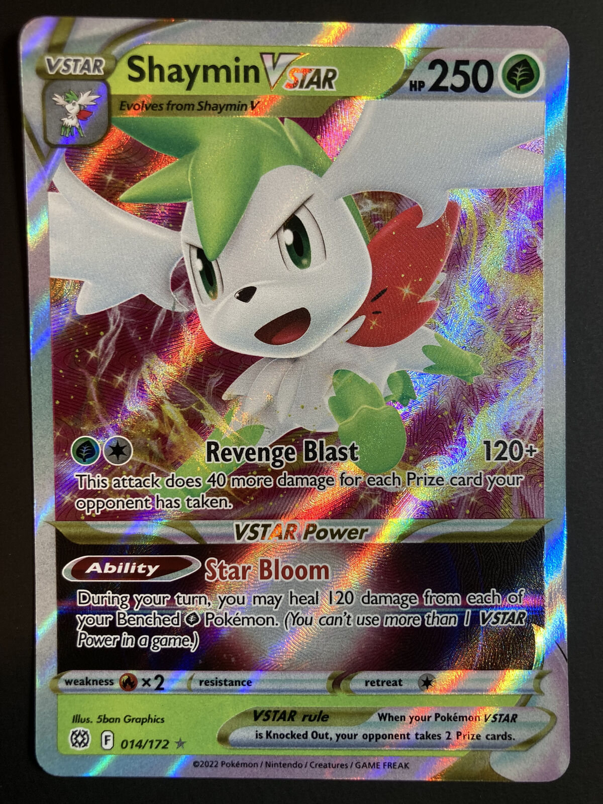 Mavin  Platinum Holo Rare Shaymin Sky Form 15/127 Pokemon Trading Card  Light Play / NM