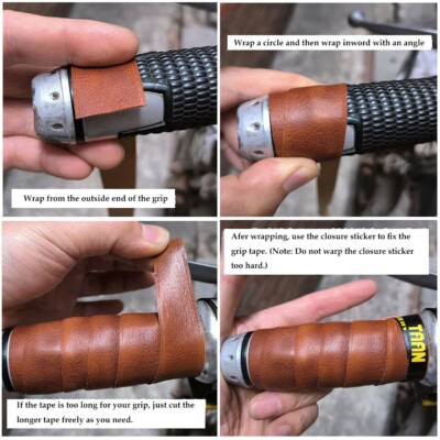Motorcycle Leather Grips | Café Leather – Café Leather - Foto 4