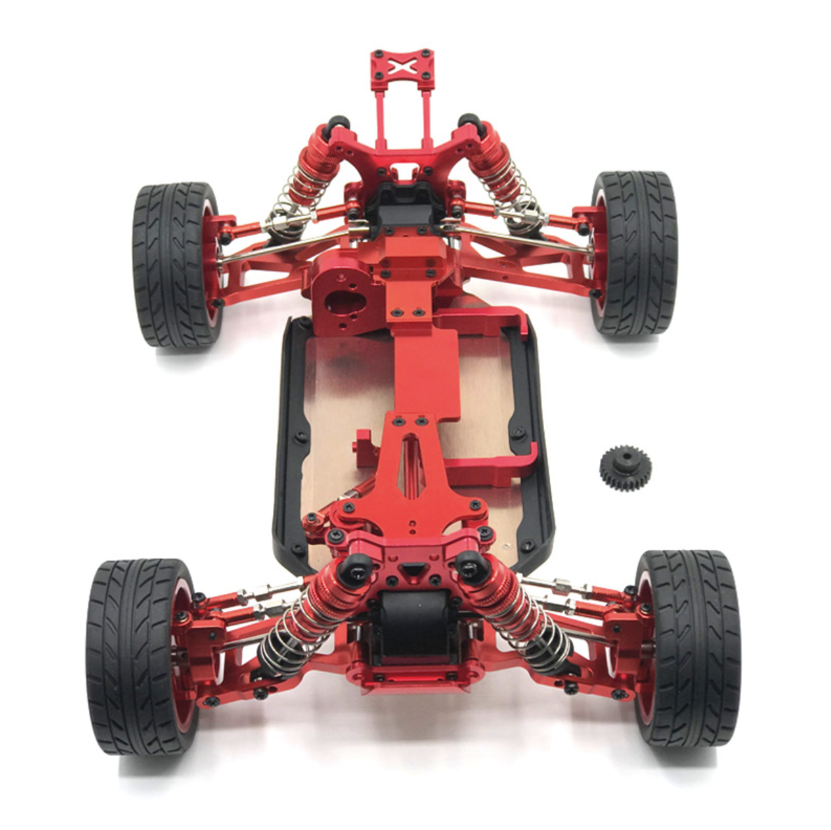 Telaio Secondo Piano In Plastica Per Auto RC 144001 144002 144010 - Dilwe - 4