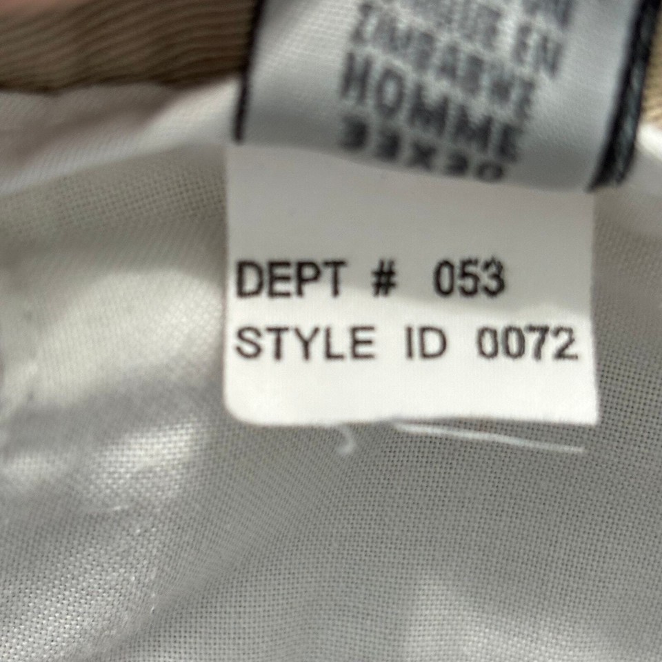 Eddie Bauer Mens Cotton Khaki Pants 33x30 Academia Cabincore Business