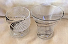 Two Hand Blown Art Glasses marked Miye 2001 — photo 1