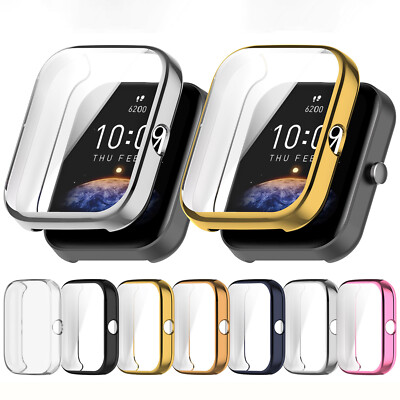 For Amazfit Bip3/Amazfit Bip3 Pro Watch Case Protective Case Tempered Film Watch