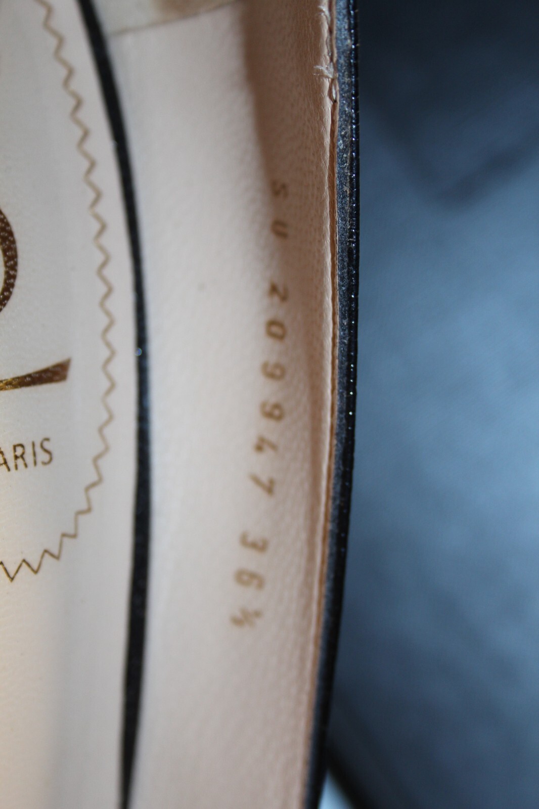 Décolleté Yves Saint Laurent YSL Tribtoo plateau pelle a grana nera taglia 36 5