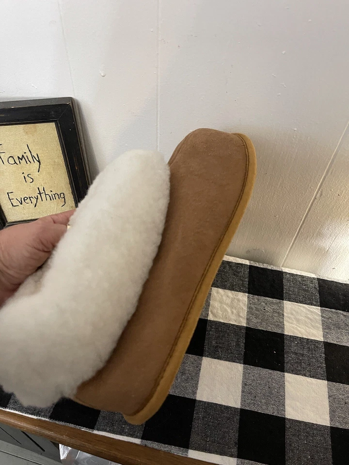 Zapatillas botín de gamuza de oveja para hombre 9 mujeres 11 NUEVAS hechas a mano CÁLIDAS  Foto 4 de 4