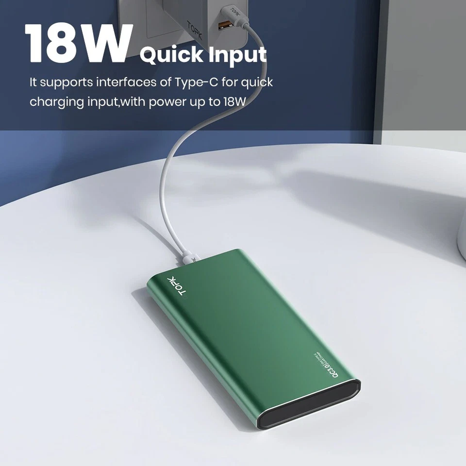 Portable Power Bank Phone Charger USB Fast Charging Battery for Mobile Phones UK - Image 3 of 4
