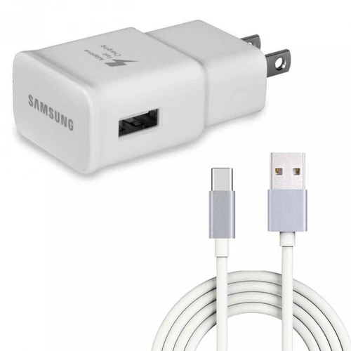 AUTHENTIC FAST HOME CHARGER 6FT LONG TYPE-C CABLE for SAMSUNG PHONES TABLETS