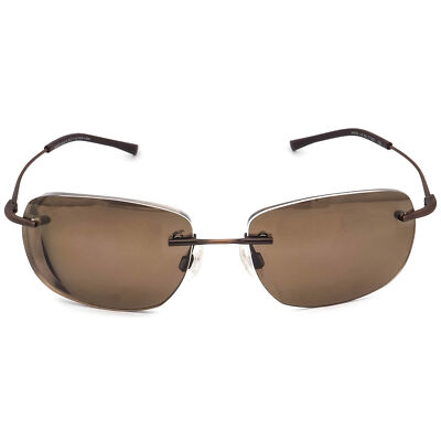 Maui Jim Sunglasses Frame Only MJ932-18 Nanea Brown Rimless Metal