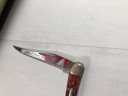 NEW CASE XX C PLATTS WALNUT BONE TINY TOOTHPICK KNIFE  06352 PRISTINE RARE - Picture 4 of 12
