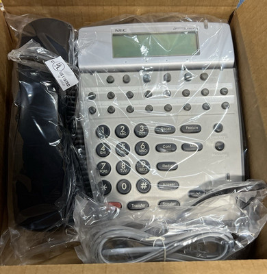 Lot of (10) NEC DTR-16D-2 Digital Display Phone 780048 (Black) - Refurbished