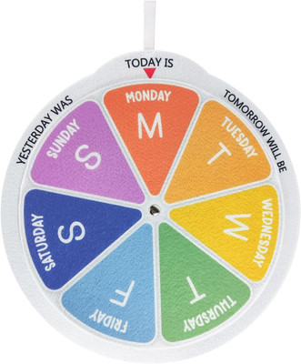 New Days of the Week Spinner Wheel Montessori Kids Calendar Fast Shipping