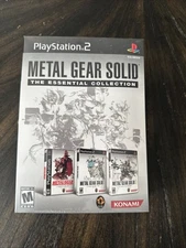 Brand New Sealed PlayStation 2 PS2 Game Metal Gear Solid The Essential Collectio