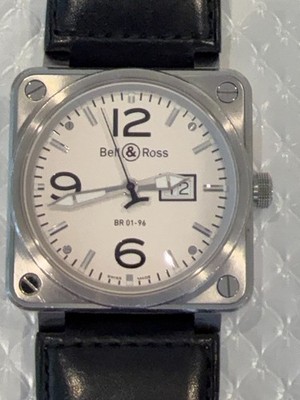 Bell & Ross Aviation Type BR01-96 Stainless Steel 46MM Men's Automatic Watch