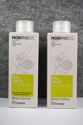 2 x Framesi Morphosis Balance Shampoo 8.4 oz Purifying, Scalp Balancing Formula