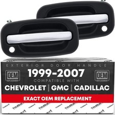 Exterior Door Handle, Left Right for Chevrolet Avalanche Silverado; GMC Sie...