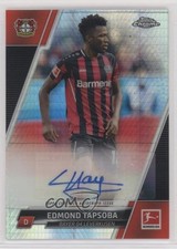 Edmond Tapsoba Chrome Bundesliga 2021/22 Prism Refractor /175 Auto