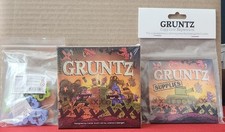 Gruntz Board Game w/ Supplies Expansion & Del...