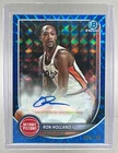 Ron Holland II 2025 Bowman #BCA-RH Blue Geometric Refractor Chrome Auto 94/150