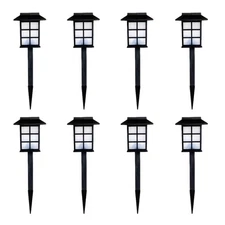 Outdoor Solar Powered LED Garden Lights Landscape Lighting Waterproof Stake P...